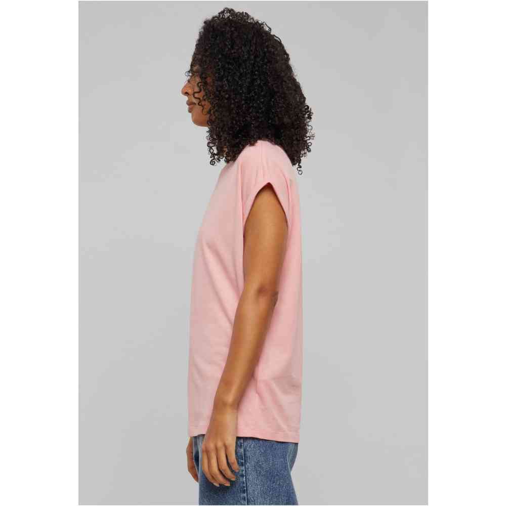 Urban Classics - Extended Shoulder Ladies Tshirt - Pink